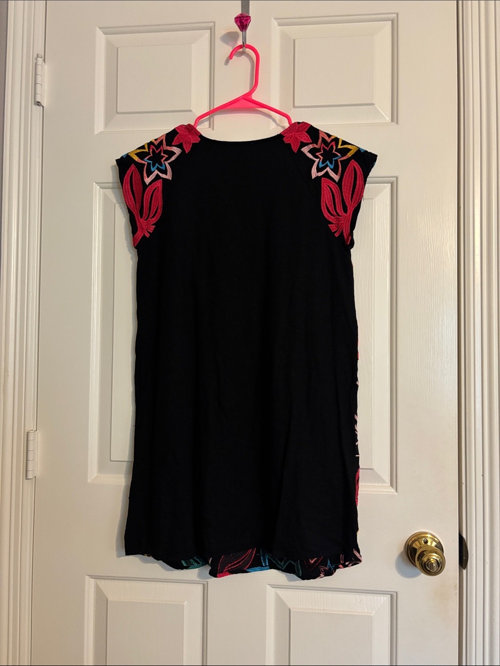Shop the Mint Embroidered Mini Dress Size S - Picture 6 of 6